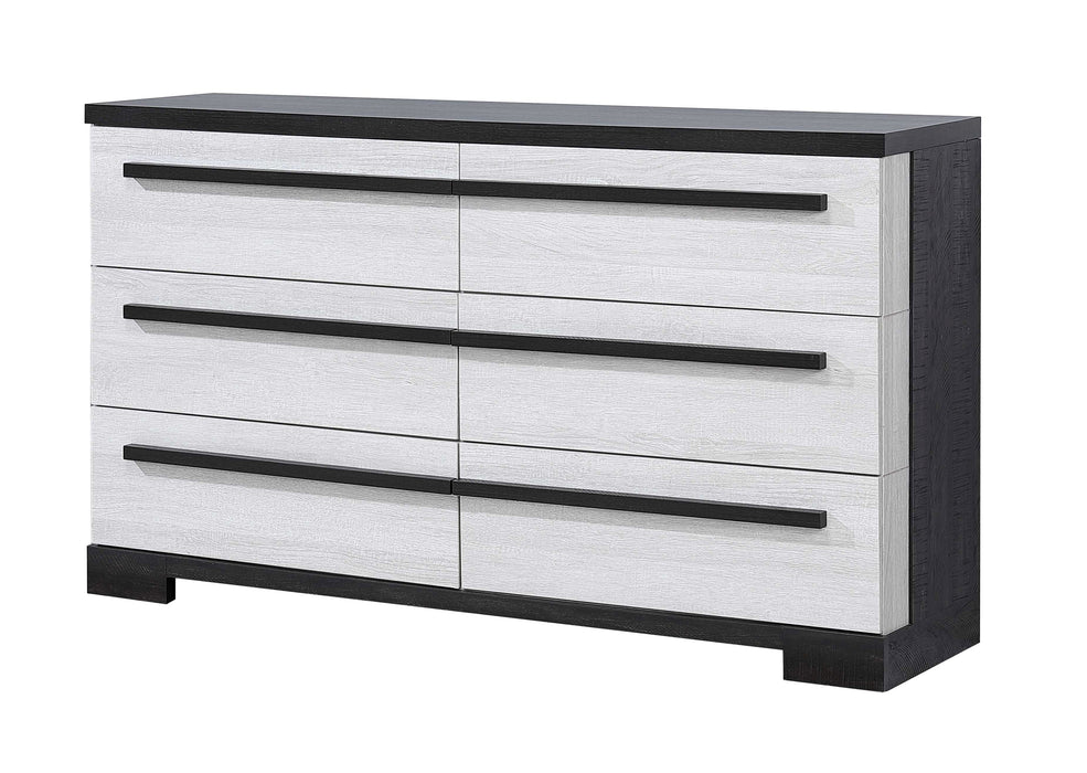 REMINGTON DRESSER CHALK/EBONY