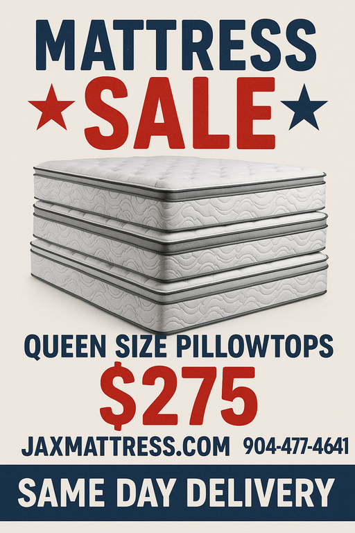 Pillowtop Mattress Special - Jax Mattress (Jacksonville, FL)