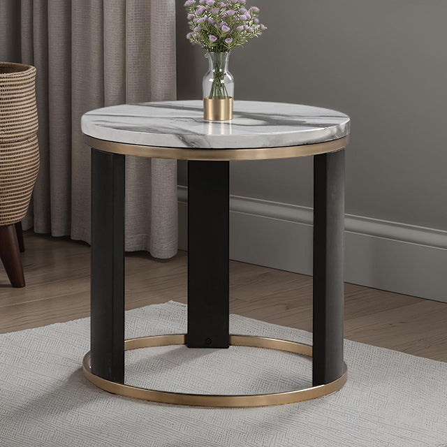 Bogor Round End Table - Jax Mattress (Jacksonville, FL)