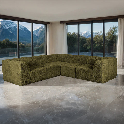 Nappi L-Sectional (Compressed Foam) - Jax Mattress (Jacksonville, FL)