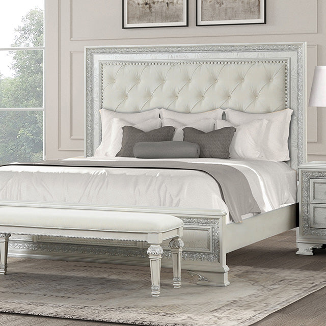 Stella Mia E.King & Queen Bed White & White - Jax Mattress (Jacksonville, FL)