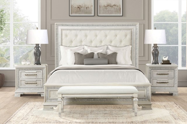 Stella Mia E.King & Queen Bed White & White - Jax Mattress (Jacksonville, FL)
