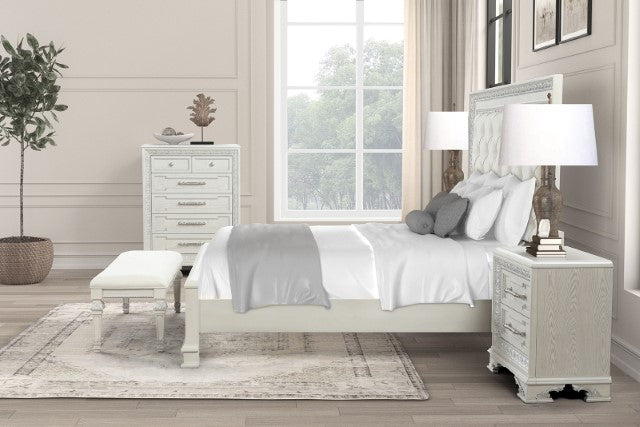 Stella Mia E.King & Queen Bed White & White - Jax Mattress (Jacksonville, FL)