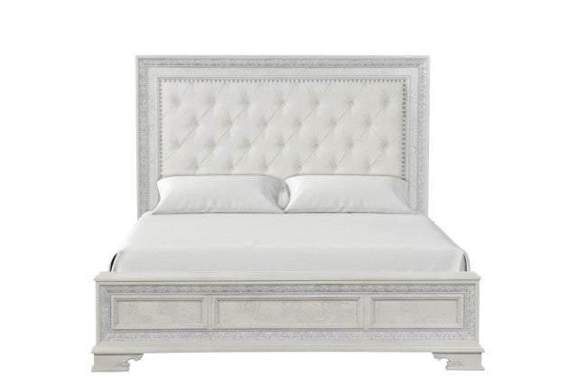 Stella Mia E.King & Queen Bed White & White - Jax Mattress (Jacksonville, FL)