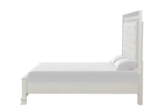 Stella Mia E.King & Queen Bed White & White - Jax Mattress (Jacksonville, FL)
