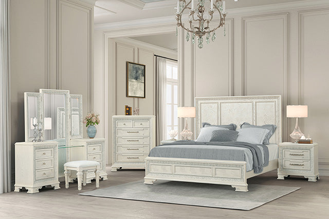 Stella Mia E.King & Queen Bed White & White - Jax Mattress (Jacksonville, FL)