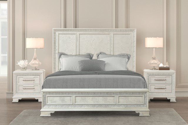 Stella Mia E.King & Queen Bed White & White - Jax Mattress (Jacksonville, FL)