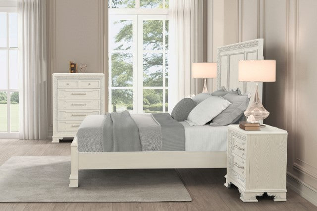Stella Mia E.King & Queen Bed White & White - Jax Mattress (Jacksonville, FL)