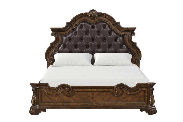 Leovanni 4 Pc Queen Bedroom Set Brown - Jax Mattress (Jacksonville, FL)