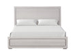 Crowthorne E.King & Queen Bed Grey & White - Jax Mattress (Jacksonville, FL)