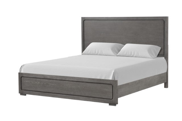 Crowthorne E.King & Queen Bed Grey & White - Jax Mattress (Jacksonville, FL)