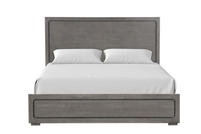Crowthorne E.King & Queen Bed Grey & White - Jax Mattress (Jacksonville, FL)