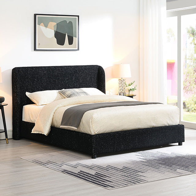 Laverni E.King, Full, & Queen Bed White, Grey, & Black