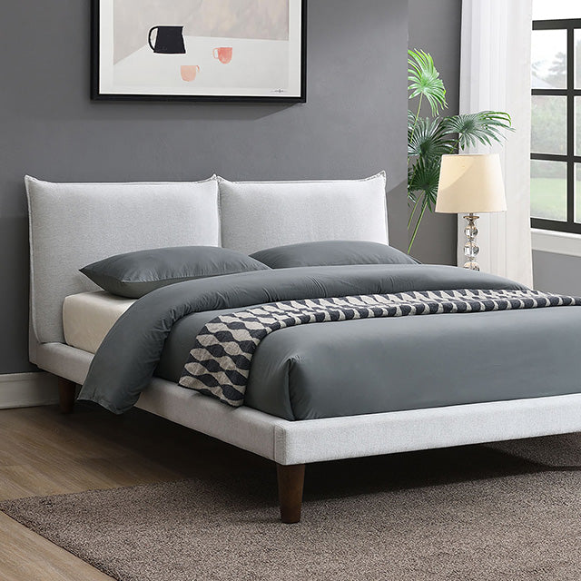Verwood E.King, Full, & Queen Bed Gray & Light Gray - Jax Mattress (Jacksonville, FL)