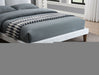 Verwood E.King, Full, & Queen Bed Gray & Light Gray - Jax Mattress (Jacksonville, FL)