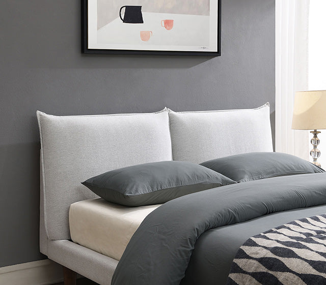 Verwood E.King, Full, & Queen Bed Gray & Light Gray - Jax Mattress (Jacksonville, FL)
