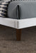 Verwood E.King, Full, & Queen Bed Gray & Light Gray - Jax Mattress (Jacksonville, FL)