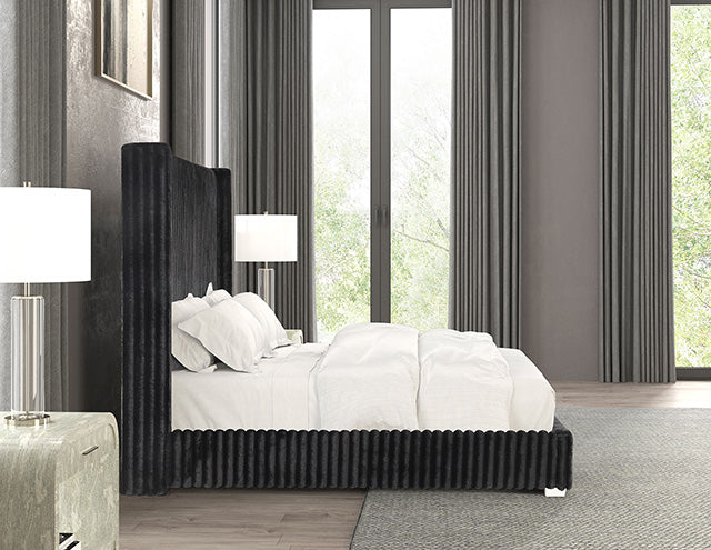 Cadwell E.King, Queen, & Full Bed White, Gray, & Black - Jax Mattress (Jacksonville, FL)