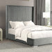 Cadwell E.King, Queen, & Full Bed White, Gray, & Black - Jax Mattress (Jacksonville, FL)