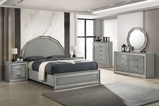 Cassiopeia Queen Bedroom Set Squre & Circular - Jax Mattress (Jacksonville, FL)