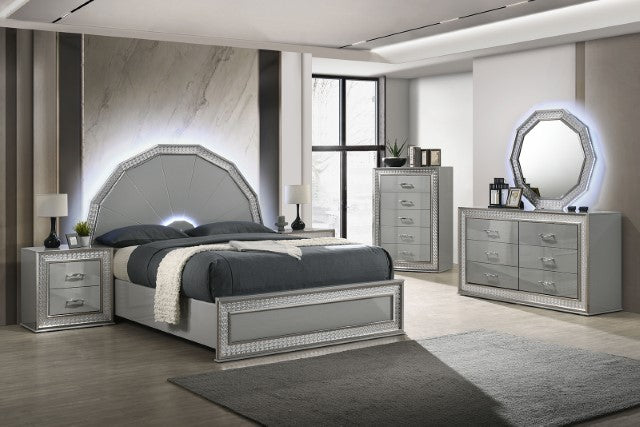 Cassiopeia Queen Bedroom Set Squre & Circular - Jax Mattress (Jacksonville, FL)