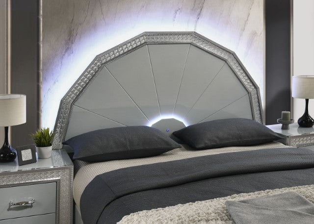 Cassiopeia Queen Bedroom Set Squre & Circular - Jax Mattress (Jacksonville, FL)