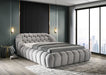 Newquay E.King & Queen Bed White, Grey, & Black - Jax Mattress (Jacksonville, FL)