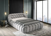 Newquay E.King & Queen Bed White, Grey, & Black - Jax Mattress (Jacksonville, FL)