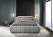 Newquay E.King & Queen Bed White, Grey, & Black - Jax Mattress (Jacksonville, FL)