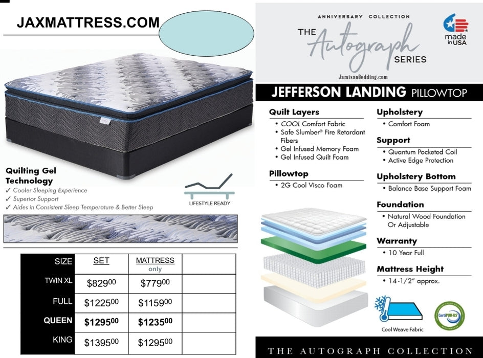Jefferson Landing Pillowtop